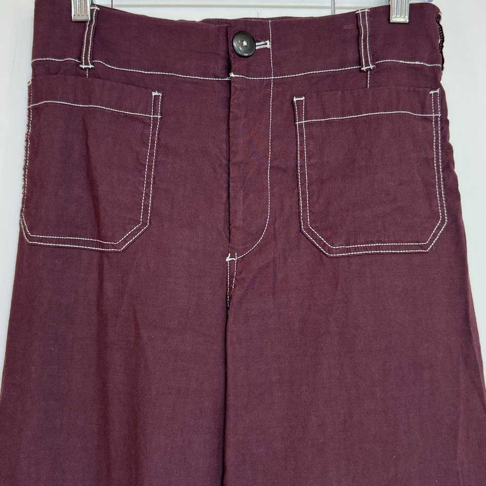 Maeve Colette Plum Trousers